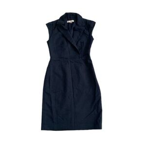 Banana Republic Navy Collared Dress